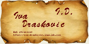 Iva Drašković vizit kartica